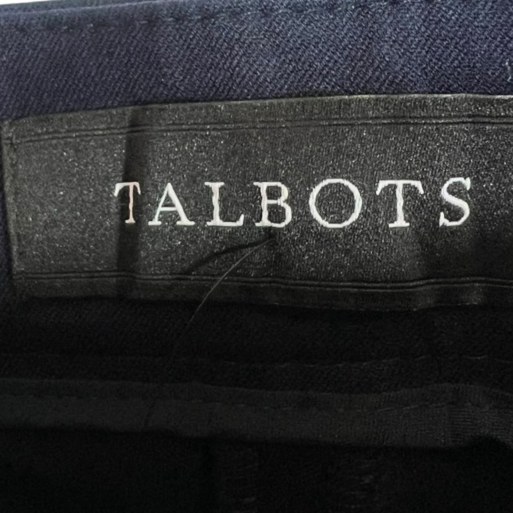 NWT Talbots Chatham Crop Pants Navy 14 - Picture 2 of 13